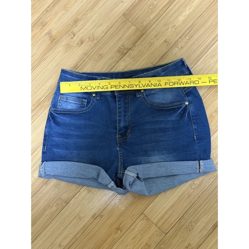 Classic dark blue denim shorts size s